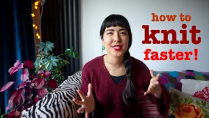 How to knit faster - knitting tutorial