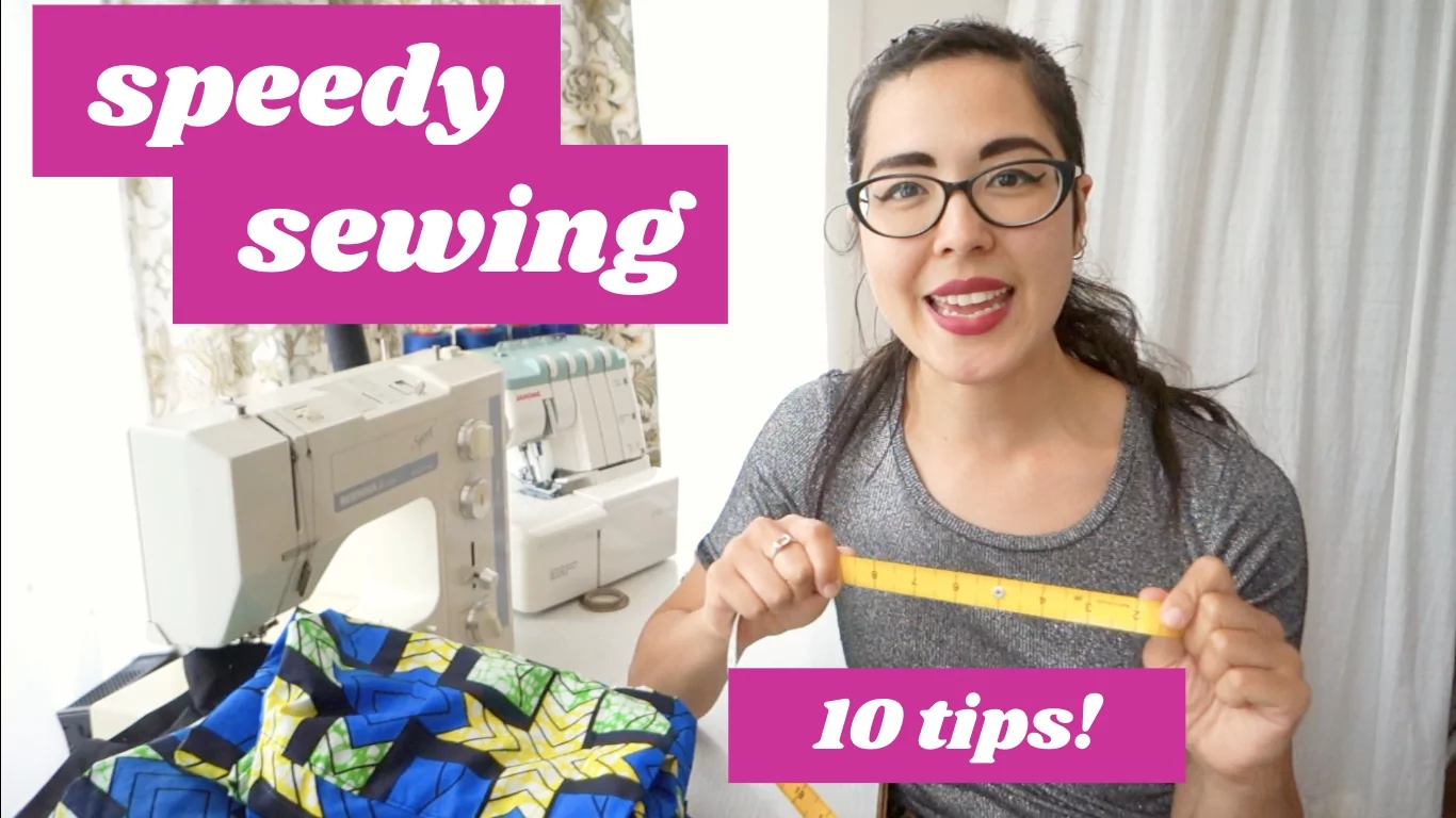 How to sew quickly & efficiently- save time sewing