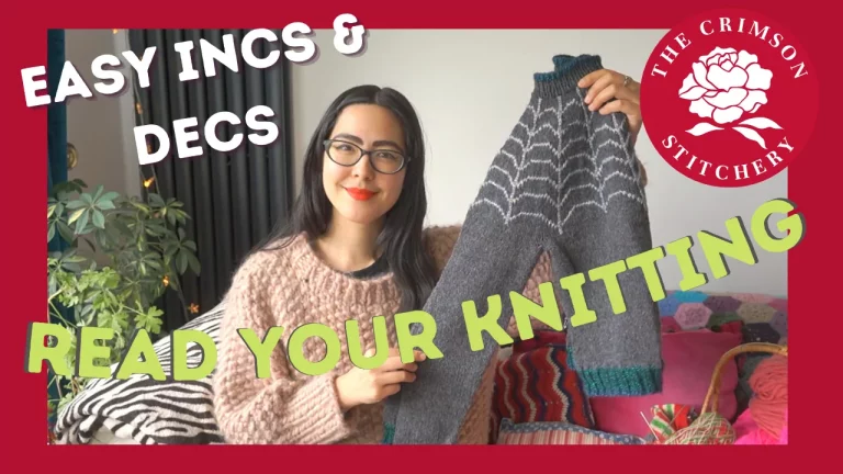 Knitting tutorial - Tracking increases and decreases - reading your knitting