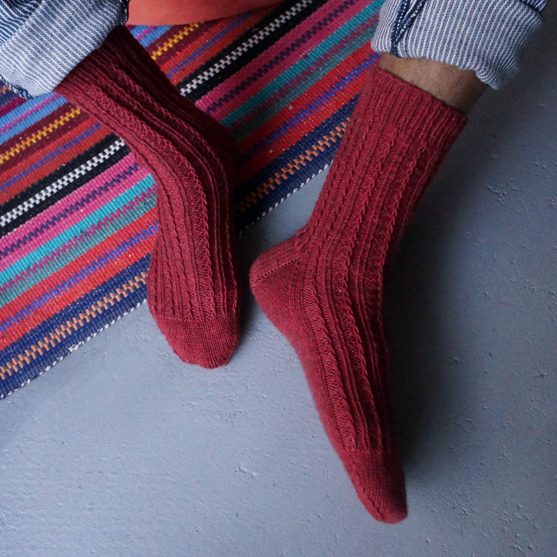 Birch Ply Socks - The Crimson Stitchery